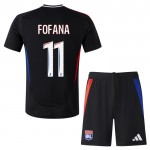 Günstige Fußballtrikots Olympique Lyonnais Malick Fofana 11 Kinder Auswärtstrikot 2024-25 Kurzarm